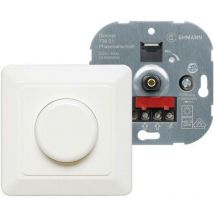 Ehmann - 3960c0120 Unterputz Dimmer Geeignet Für Leuchtmittel: Glühlampe, Halogenlampe Reinweiß