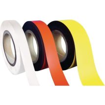 Promat - Bande magnétique l. de bande 50 mm l. de ruban 10 m rouge