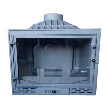 Eider biomasa Poêle à bois - 16,2 kW - modèle hogar fundicion hidro - 21,18 kW - jusqu'à 365 m³ - H.53 x l.69 x P.53 cm - Classe énergétique a