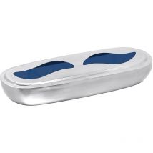 Wasserverdunster / Luftbefeuchter Edelstahl Schale 400 ml 25x10x4cm-19993 - Metrox