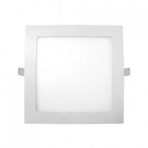 Eilen Ultraslim Einbau-led-downlight, Quadratisch, 12 W, 450 Lm, 10,5 X 10,5 Cm, 4000 K, Weiß