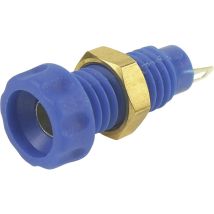 Cl1456a Laborbuchse Buchse, Einbau Vertikal Stift-ø: 4 Mm Blau 1 St. - Cliff