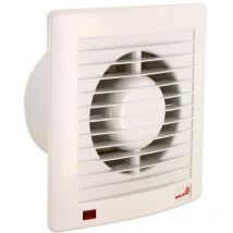Einbaulüfter W-Style 160, ø 160 mm, mit Nachlaufrelais, weiß, Anschluss 100 mm