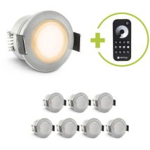Einbaustrahler Mini Genova 3w 2700k Ip65 - Farbe: Acryl - Anzahl: 8x