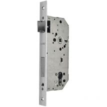 Einbohrschloss C/c Cre12 50/85 Mm Nickel Satiniert