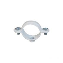 Ing Fixations - Einfaches Halsband Durchmesser 26 Mm, Weiße Rilsanbeschichtung, 50 Stück