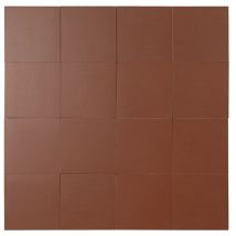 Einfarbige Fliese Quebec Terrakotta 9,5x9,5 Matt 9,5 X 9,5 Cm