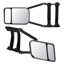 Swanew 2x rétroviseur de caravane rétroviseur universel caravane car Visibilité supplémentraire rétroviseur universel caravane 12.5x18.5 cm