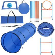 Einfeben - Agility sport pour chien set Agility pour chiens Agility Kit d'équipement tunnel slalom zone repos équipement complet set 5pcs