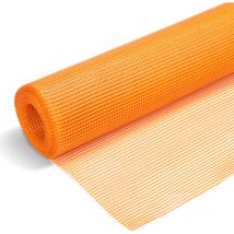 Einfeben - Armature fibre de verre treillis, toile de renfort 50m², tissu de renfort en fibre de verre, 4x4 mm Orange