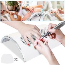 Einfeben - Aspirateur Ongles Manucure Professionnelle 40W Aspirateur Manucure et Nail Poussière Collectionneur 3 Fan