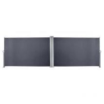 Einfeben - Auvent latéral Store latéral Brise Vue rétractable Paravent extérieur pour Jardin Balcon terrasse 180600cm