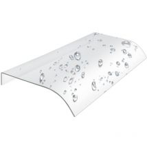 Einfeben - swanew Auvent pour porte marquise anti uv transparent 40x80CM montage mural extérieur