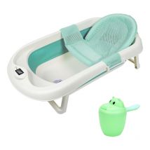 Baignoire bébé pliable avec gobelet à shampoing avec filet de sécurité baignoire bébé - Einfeben