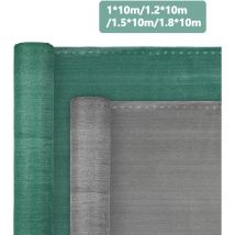 Brise vue vert renforcé 150g/m2 1.810m Gris - Einfeben