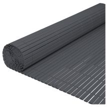 EINFEBEN Canisse double face PVC,Gris anthracite,0.9 x 5 m,Résistant aux UV Tapis de protection visuelle