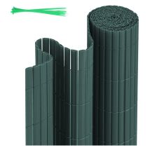 EINFEBEN Canisse PVC Brise Vue, Paravent de Jardin, Piscines, Balcon Terrasse, Palissade en PVC Résistant aux UV, Intempéries, Vert 140 x 300 cm