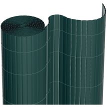 Canisse pvc Brise Vue, Paravent de Jardin, Piscines, Balcon Terrasse, Palissade en pvc Résistant aux uv, Intempéries, Vert 80 x 600 cm - Einfeben