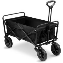 Einfeben - Chariot de jardin Chariot de transport Chariot à bras pliable pneus larges Chariot d'outillage Chariot Pliant de Plage Charge maximale