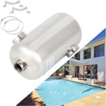 EINFEBEN Chauffage de la piscine Echangeur de chaleur piscine Chauffe-piscine 28KW Acier inoxydable