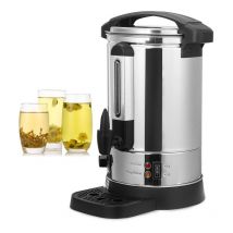 Einfeben - Distributeur de boissons chaudes 8 l 1500 w acier inoxydable Marmite vin chaud chocolat Robinet couvercle verrouillable