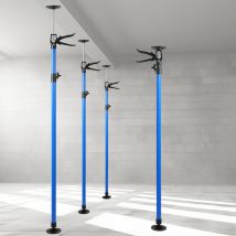 Einfeben - tai de soutien acier, télescopique support, étai de porte hauteur 115-290cm Set de 4