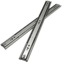 Glissières de tiroirs Coulisses pour charges lourdes softclose Coulisses à sortie totale 45mm 350mm 10X - Einfeben