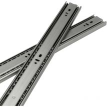 Swanew Glissières de tiroirs Coulisses pour charges lourdes softclose Coulisses à sortie totale 45mm 450mm 6X
