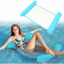 EINFEBEN Hamac Gonflable Piscine 4 en 1 Bouée Matelas Gonflable Facile pour Adultes Chaise de Lit Flottant Portable d'eau pour Mer Plage Piscine Bleu