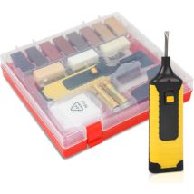 Einfeben - Kit de Réparation Parquet Sol Set 11x Bâton de Cire en Différentes Couleurs pour Réparations Stratifié Laminé