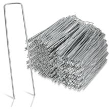 Einfeben - swanew Lot de 50-1000 Piquets de fixation, Ø2,8mm, en acier galvanisé pour bâche, Toile de Paillage - 300pcs