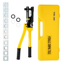 Einfeben - Pince à Sertir Hydraulique Matrices Hexagonales ,Coffret de Outil de Sertissage 300 mm² pour Cosses de Câbles en Cuivre et aluminium