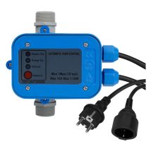 Einfeben - Pressostat de commande de pompe interrupteur de pompe de puits profond aqueduc domestique automatique bleu avec câble
