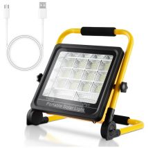 Einfeben - Projecteur led Rechargeable 100W Projecteur Chantier 120000mAh Lumiere led Sans Fil Exterieur Batterie Projecteur led Portable Lampe de