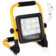 Einfeben - Projecteur led Rechargeable 50W Projecteur Chantier 6000mAh Lumiere led Sans Fil Exterieur Batterie Projecteur led Portable Lampe de