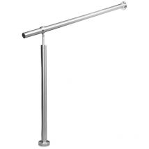 Einfeben - Rampe Escalier Inoxydable Main Courante en Rampe d'escalier pour Escalier Extérieu/intérieur Angle réglable Fixation Mur 160cm