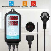 EINFEBEN Régulateur de température Chauffages infrarouges Régulateur de température PID LCD 3000W Contrôleur numérique Thermostat 230V