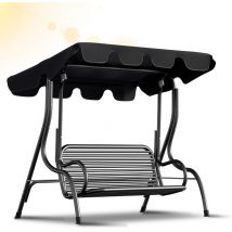 Einfeben - Toit de remplacement pour balançoire de jardin toit de balançoire de jardin étanche, balançoire de jardin anthracite 210x145cm