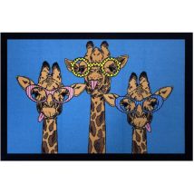Eingangsmatte Giraffe Blau 40x60cm - Vica