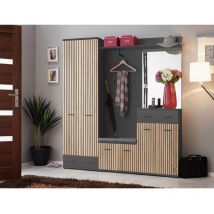Eingangsmöbel polo – Schrank, Schuhschrank, Kommode, Spiegel, Garderobe
