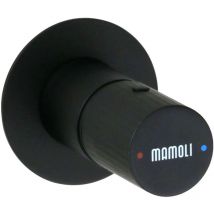 Mamoli - Eingebauter Einhebel-Brausemischer 1 Auslauf mattschwarz Tuttodunpezzo 37300000002K matt-schwarz