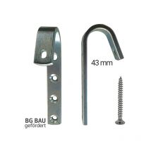 inhängehakenset - 43mm - MAT54013
