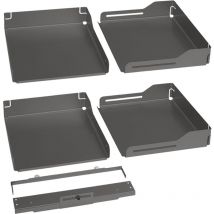 Einhängetablar-Set Libell 450 Magic Corner Comfort Anthrazit - Peka
