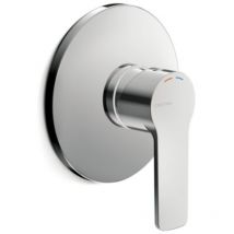 Abitare - Einhand-brausebatterie Für Wandmontage, Komplett Mit Einbauteil – Prime