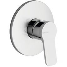 Abitare - Einhand-wand-brausebatterie, Komplett Mit Einbauteil - Elevation