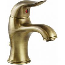 Nice Rubinetterie - Waschtischarmatur im Vintage-Stil in antiker Bronzefarbe Nice Wilson 28280017B Bronze