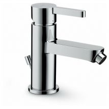 Einhebel-Bidetmischer mit 1'1/4 Uberlaufgarnitur Newform Ergo 65825 Chrom - Überlaufgarnitur 1'1/4