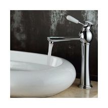 Einhebel-Waschtisch-Armatur verchromt, europäischer Stil