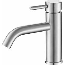 Valaz - Einhebelmischer Für Aufsatzwaschbecken Sligo Gebürstetes Chrom