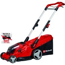 Einhell - Akku-Rasenmäher ge-cm 36/41 Li-Solo Power X-Change (36 v, 41 cm Schnittbreite, bis 500 m², Brushless, 50L Fangkorb, 25-75 mm Schnitthöhe,